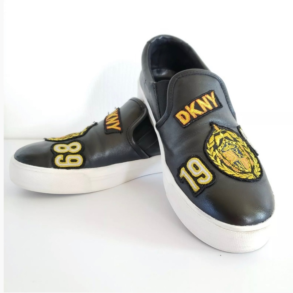 DKNY Braylee Patchwork Slip On Shoes